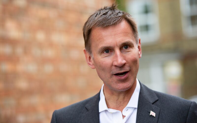 The extra money for Wisbech was announced today by Chancellor Jeremy Hunt