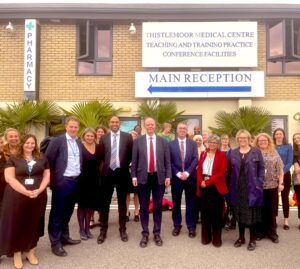 Chris Whitty drops in on Peterborough health centre