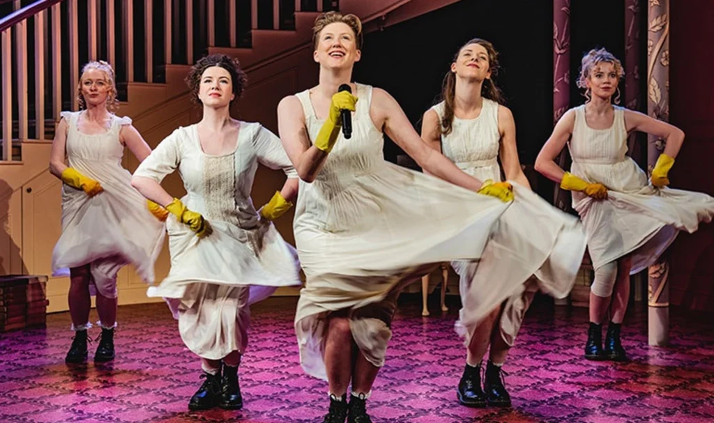 Five women play all the parts in this joyful version of Jane Austen’s beloved tale.