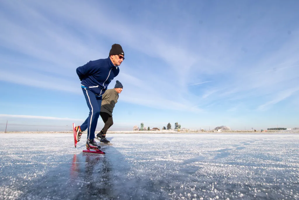 GALLERY: Skaters enjoy freezing temperatures in the Fens