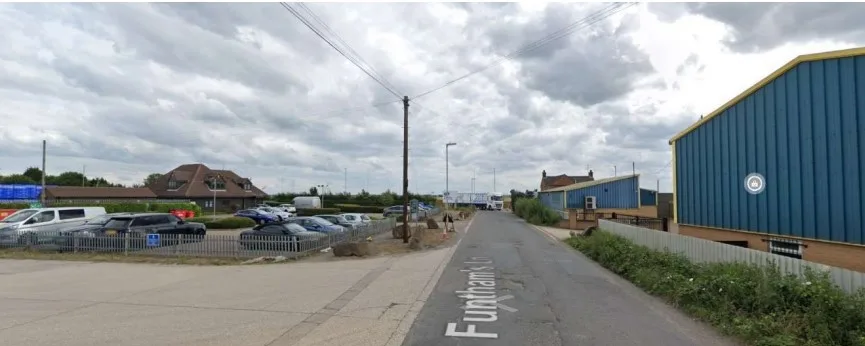 Topland plans to demolish an existing office block on land at the junction of the King’s Dyke on the A605 and Funtham’s Lane and replace it with a drive thru, with a new access and parking for up to 22 cars. GOOGLE VIEW
