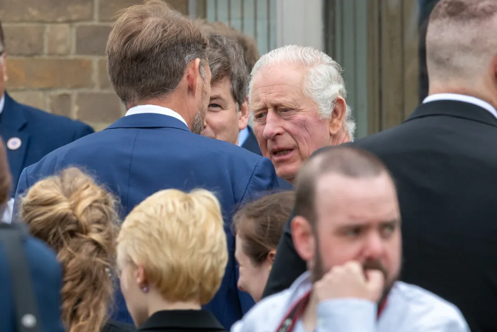 King Charles III at his first official engagement since the Coronation as he opened a new national Centre for Propulsion and Power at the Whittle Laboratory at the University of Cambridge on Tuesday. PHOTO: Bav Media 