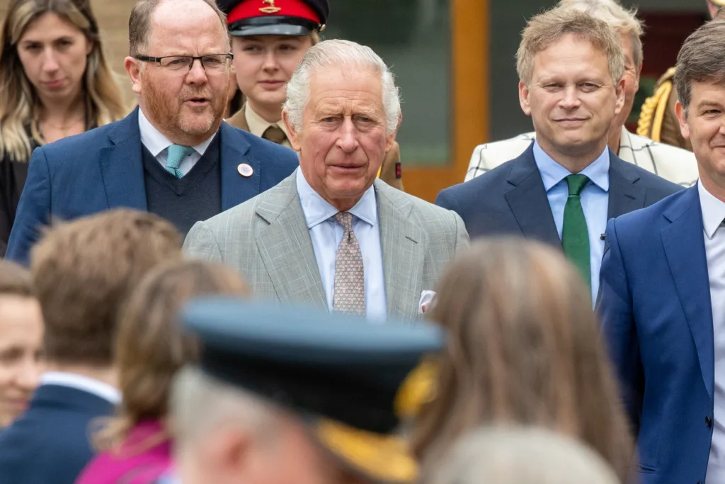 King Charles III at his first official engagement since the Coronation as he opened a new national Centre for Propulsion and Power at the Whittle Laboratory at the University of Cambridge on Tuesday. PHOTO: Bav Media 