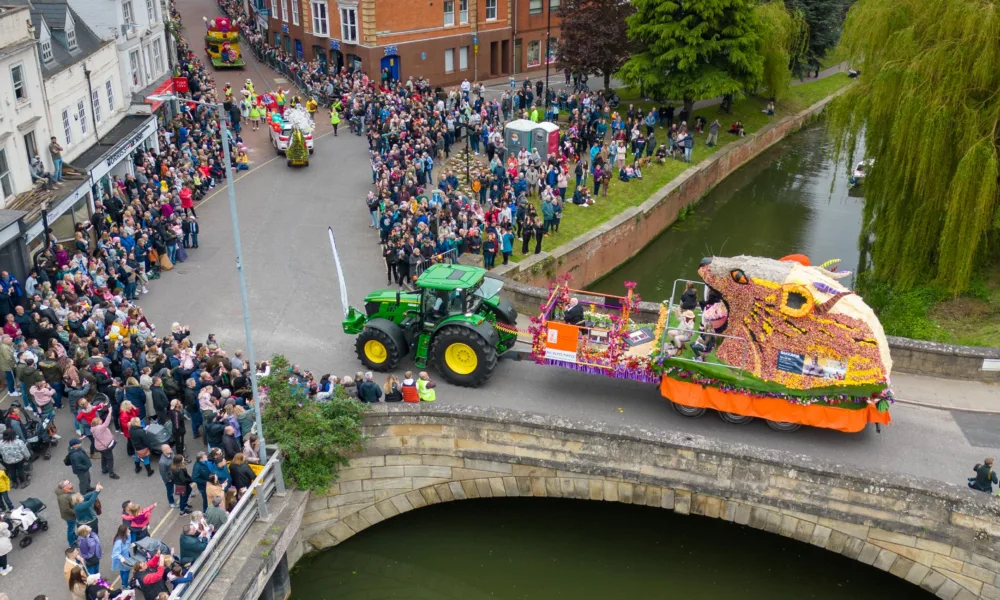 The Spalding Flower Parade.