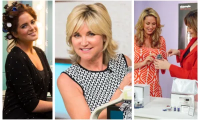 Binky Felstead (left) Anthea Turner (centre) and Claire Sweeney are just some of the celebrities who have been on the TV shopping channel.