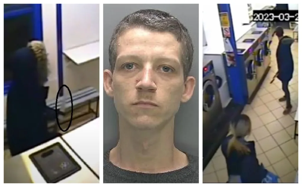 WATCH: Knife-wielding burglar steals £15 from Cambridge launderette