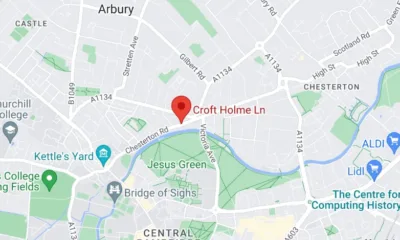 Police appeal for witnesses after motorist dies six days after crash in Croft Holme Lane, Cambridge. IMAGE: Google