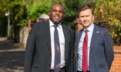 David Lammy, Shadow Foreign Secretary, and Peterborough prospective Parliamentary candidate Andrew Pakes