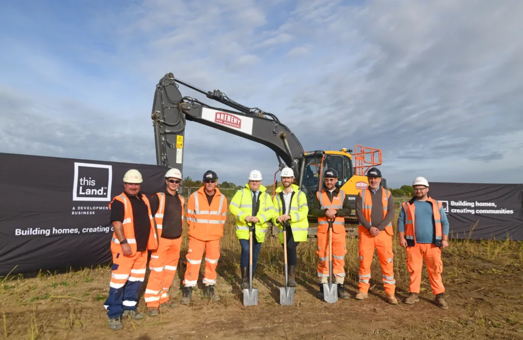 Cambridgeshire County Council owned This Land begin work on site that will deliver 230 homes