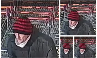 CCTV image of a man police would like to speak to in connection with robbery in Peterborough