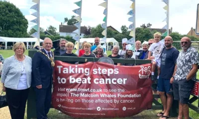 In 2009 the first ‘Dorset Walk’ took place along the South West Coastal path. In July of this year another group of walkers (above) took part to raise money for the Malcolm Whales Foundation charity. PHOTO: Malcolm Whales Foundation