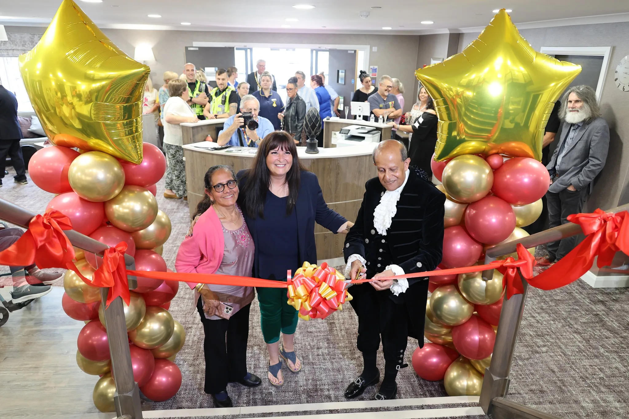 Barton Manor was officially opened by the High Sheriff of Cambridgeshire, Dr Bharat Khetani.