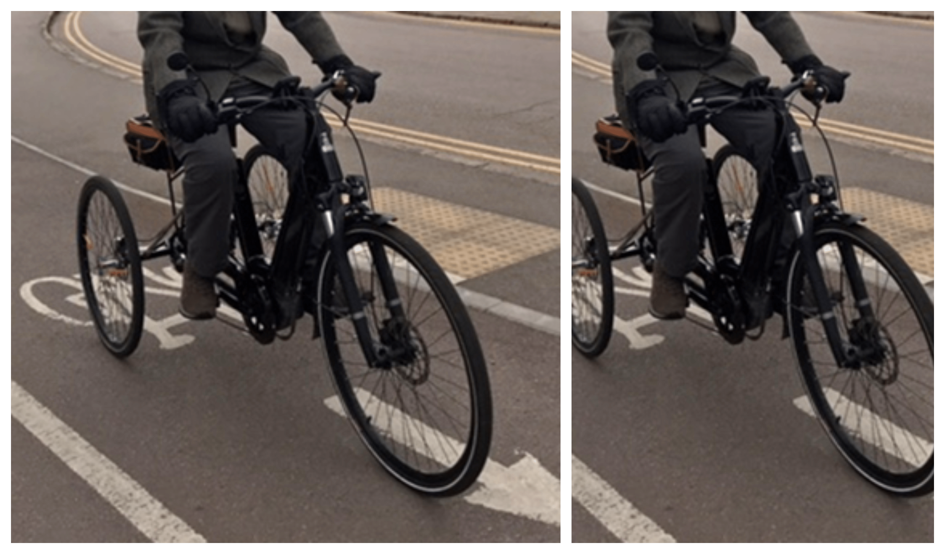 The tricycle was locked to a metal fence outside Great St Marys Church, in St Marys Passage, when it was stolen between 12:40pm and 2:15pm on Wednesday (24 January).