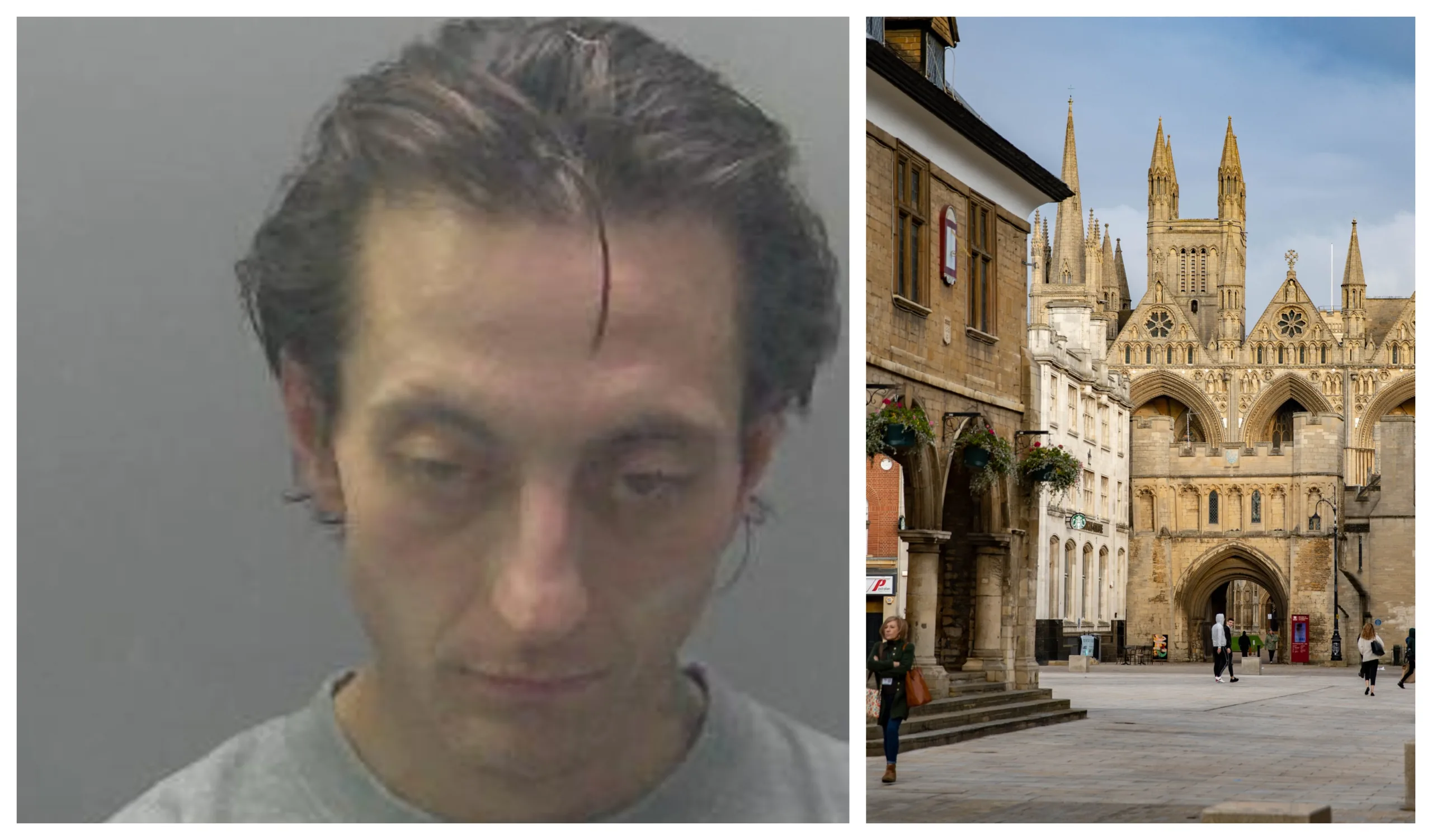 Mark King, 34, stole an HP laptop, Samsung mobile phone, Apple watch, a metal card wallet and £5 from a flat inside King’s Gate House, in Cowgate, Peterborough. A vigilant landlord later recognised him in the city centre, and he was arrested.