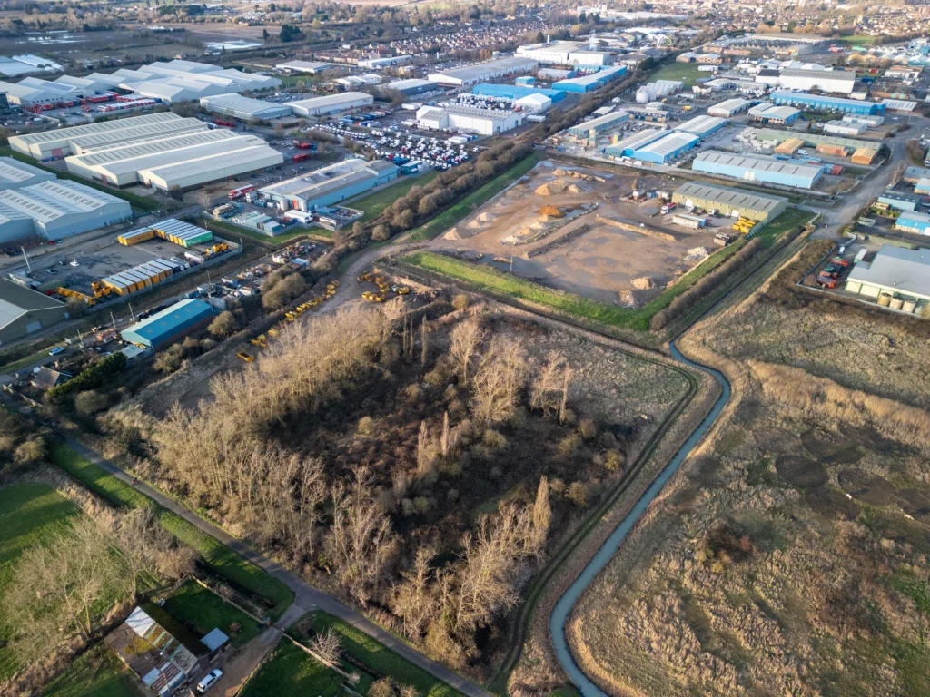 Algores Way, Wisbech, where a mega incinerator is to be built by MVV. An argument is raging over whether local councillors should engage with the developers after the Conservative government approved it. PHOTO: Terry Harris