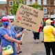 One of many protests organised by WisWIN to stop the incinerator from being built in Wisbech