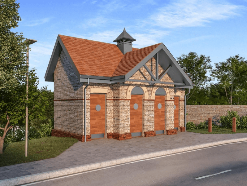 In with the new: 3D images of the new toilet block planned for Grays Lane, March
