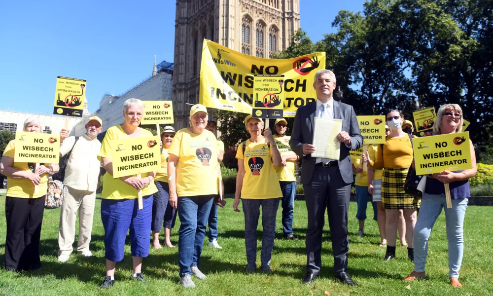 MP Steve Barclay hosting a WisWIN delegation to Parliament to re-iterate opposition from Wisbech to the mega incinerator