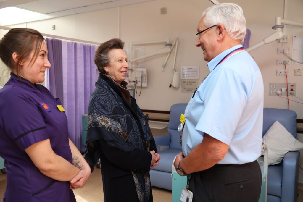 GALLERY: One for the family album as HRH The Princess Royal visits Hinchingbrooke Hospital