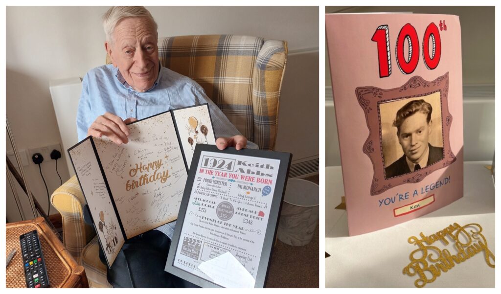 Burwell celebrations for ‘magnificent role model’ Ken as he celebrates his 100th birthday