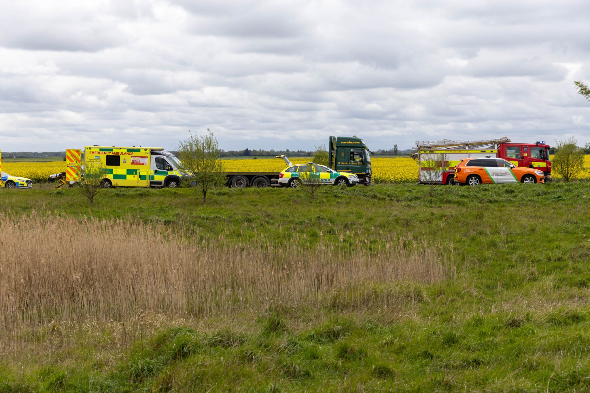 4-vehicle crash closes A16 at Newborough near Peterborough ...