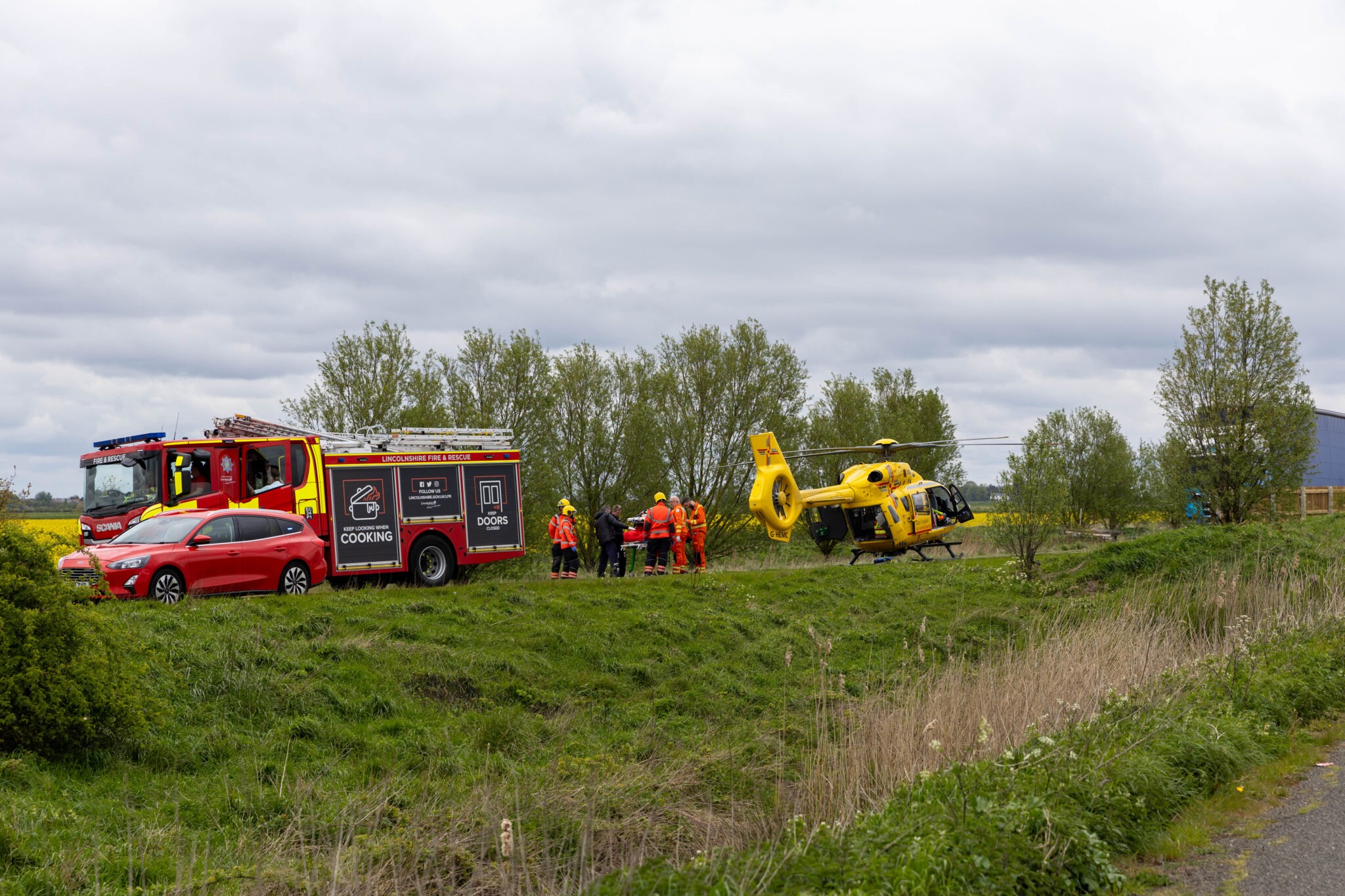 4-vehicle crash closes A16 at Newborough near Peterborough ...