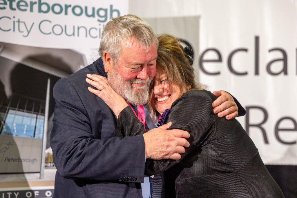 Double delight for Peterborough First councillors John Fox and Sarah Hillier