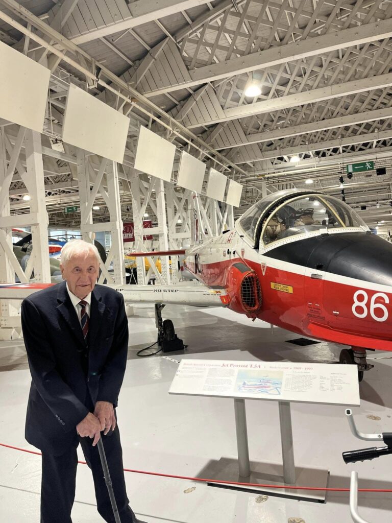 Henbrook House in St Neots took resident Fred Dawson for a visit to RAF Hendon. Fred is a lifelong enthusiast for WWII aircraft who sadly struggles to study the subject due to visual impairment caused by macular degeneration. 
