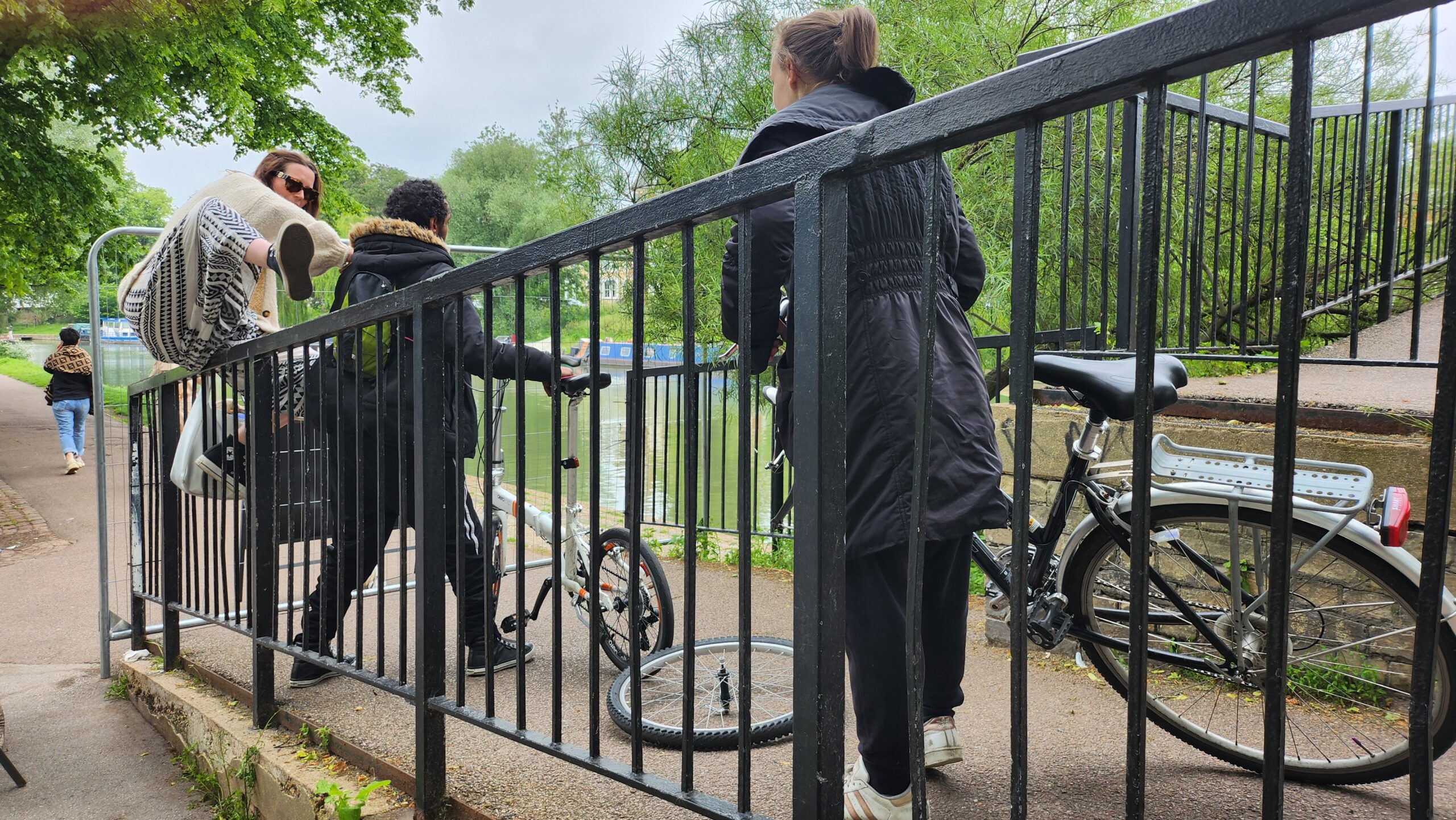 Jesus Green Lock footbridge (above) has reopened, to the delight of residents and Cambridge Beer festival goers. PHOTO: Camcycle