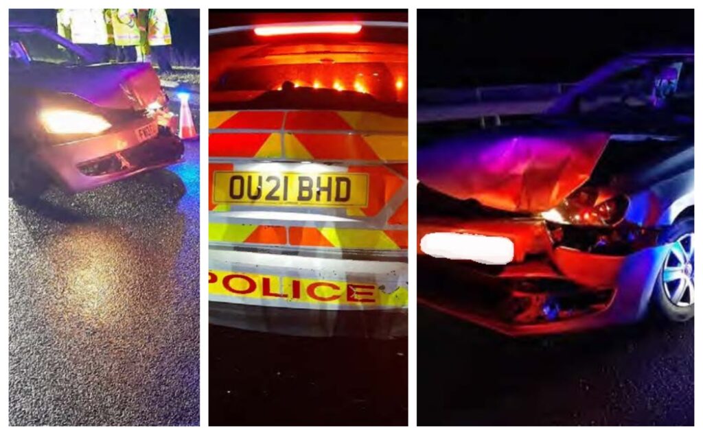 3 times over the limit, Louise Rowlands ignores road closed signs before ramming stationary police car