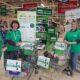 Cambridge City Foodbank volunteer team at the Asda collection drive