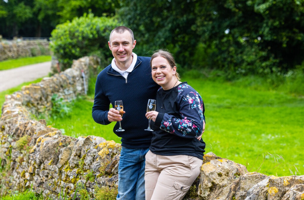  Time now for a touch of ‘the good life’ for Cambridgeshire couple Graeme White and his wife, Katherine, after winning £1m on the National Lottery
