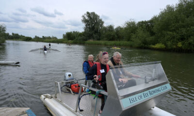 His Royal Highness The Duke of Gloucester, accompanied by the Lord Lieutenant of Cambridgeshire Julie Spence, enjoyed a visit to the Isle of Ely Rowing Club. PHOTO: Rob Morris