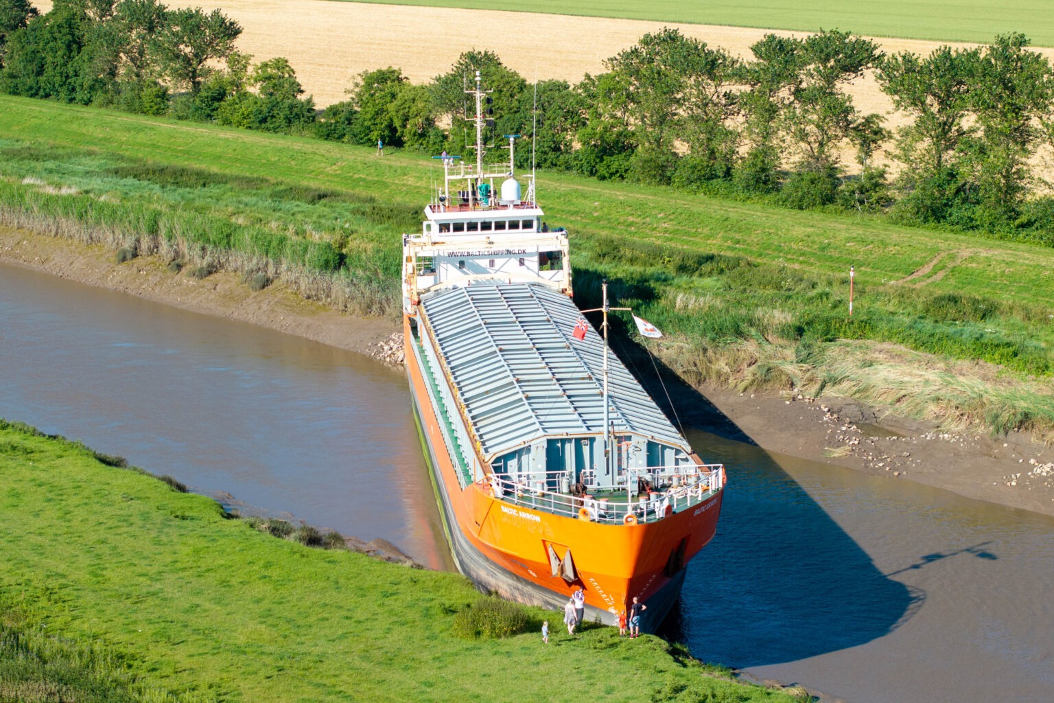 Gallery: Baltic Arrow Waiting For The Tide To Turn At Wisbech To Be 