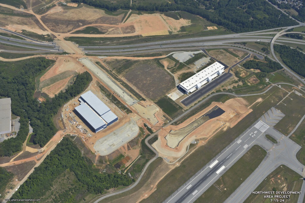 Marshall Greensboro MRO and engineering facility, July update 2024. Piedmont Triad International Airport