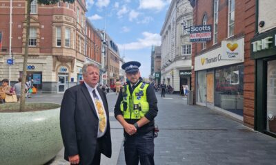 Cllr Shepherd and Chief Supt Paul French