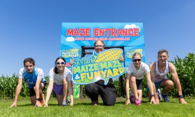 March Athletics and Fenland Running at the launch of the Maize Maze in Wimblington. Skylark garden centre Thursday 18 July 2024. Picture by Terry Harris.