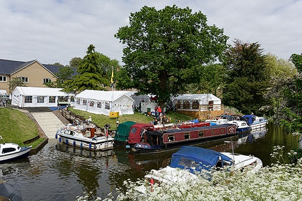 The Skoulding's Rest moorings have a slip way for launching and recovering medium sized craft and limited room for members boats and guest visitors from other boat clubs. PHOTO: Middle Level Watermen’s Club