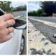 Motorists who throw cigarette butts out of car windows are being warned to stop littering after two people were fined £400 each.