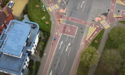Providing better and safer journeys, says the GCP, and they believe this CYCLOPS junction at Histon Road is an example; it prioritises the safety of people walking and cycling