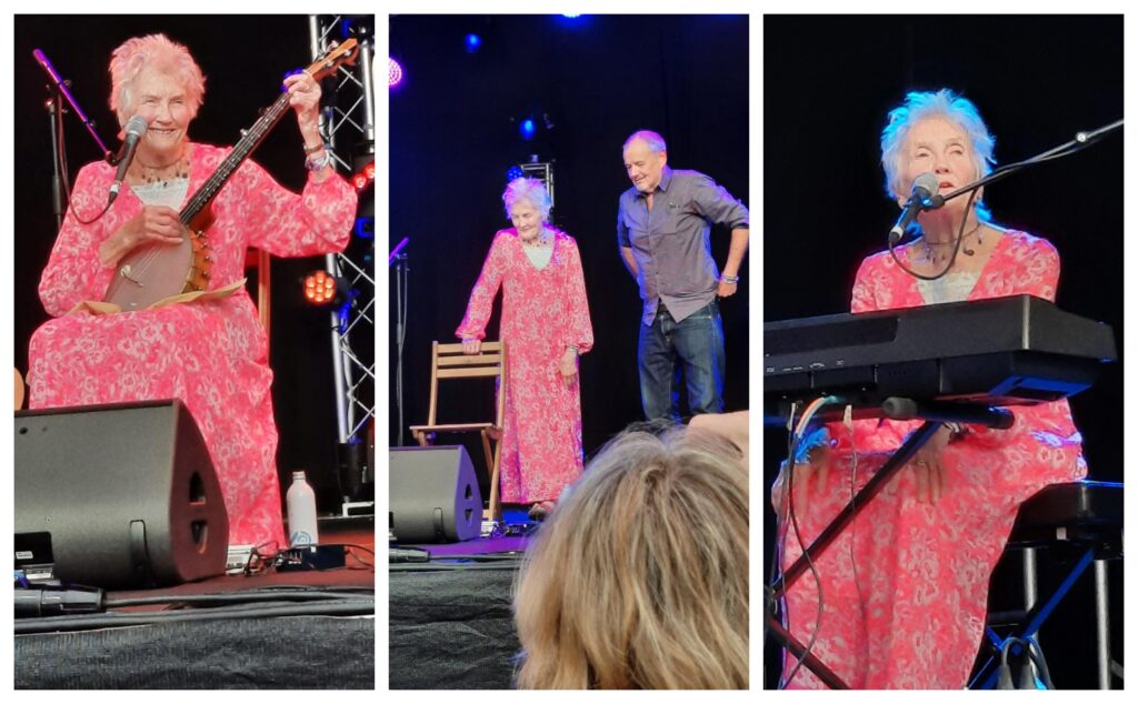 REVIEW: Cambridge Folk Festival – Peggy Seeger at 89 her voice still ‘strong and clear’