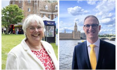 Ian Sollom, MP for St Neots and Mid Cambridgeshire and Charlotte Cane, MP for Ely, and East Cambridgeshire