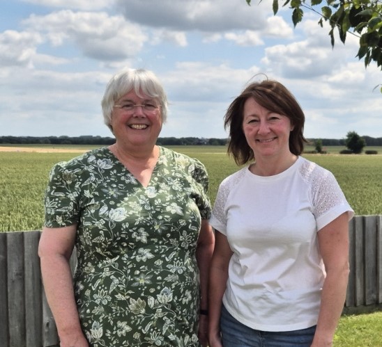 Charlotte Cane (left), the Lib Dem for Ely and East Cambridgeshire elected last Thursday met opponents of the Sunnica solar farm before the election. She pledged to oppose it.