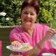 The tea party was organised by keen baker and breast cancer survivor Cetti Long