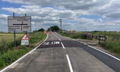 Cambridgeshire County Council says the work carried out at the Boots Bridge junction between Manea and Wimblington was “in response to local concerns to improve road safety”.