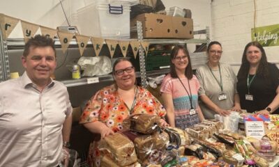 The Mayor of Cambridgeshire and Peterborough, Dr Nik Johnson, visited the Helping Whittlesey Community Pantry to show his support for their work