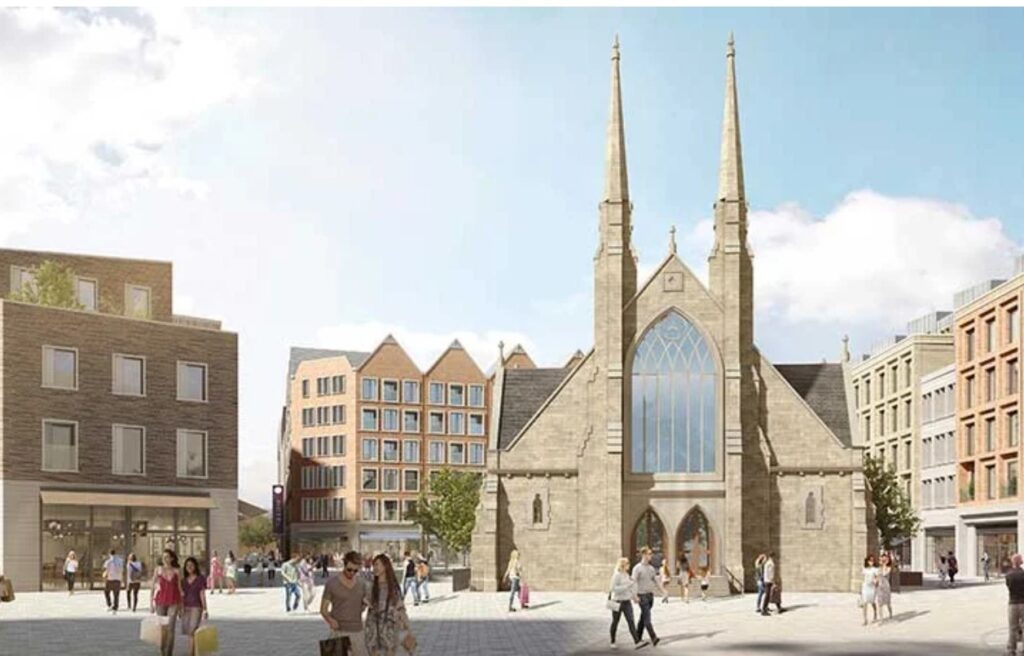 Peterborough City Council and Hawksworth Securities PLC entered an agreement on 22 September 2020 to begin acquiring land at North Westgate, bringing momentum to this £150 million regeneration project which will deliver a new urban quarter for Peterborough. Initial artist’s impression 