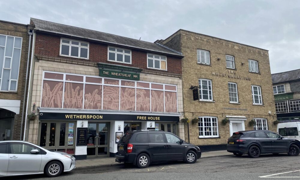 Wetherspoon in Wisbech hopes to be able to use the pavement from 8am to 11pm daily “for the purpose of consuming food or drink supplied from, or in connection with relevant use of, the premises”.