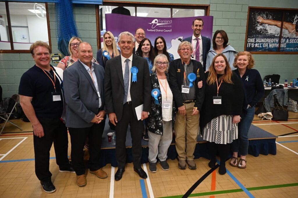 Getting down to business: MP Steve Barclay who successfully defended his NE Cambs seat for the Conservative at the General Election 