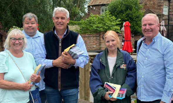 Getting down to business: MP Steve Barclay who successfully defended his NE Cambs seat for the Conservative at the General Election